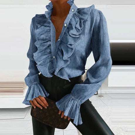 Women's Chiffon Blouse Lightweight Summer Top