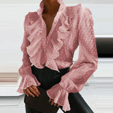 Women's Chiffon Blouse Lightweight Summer Top