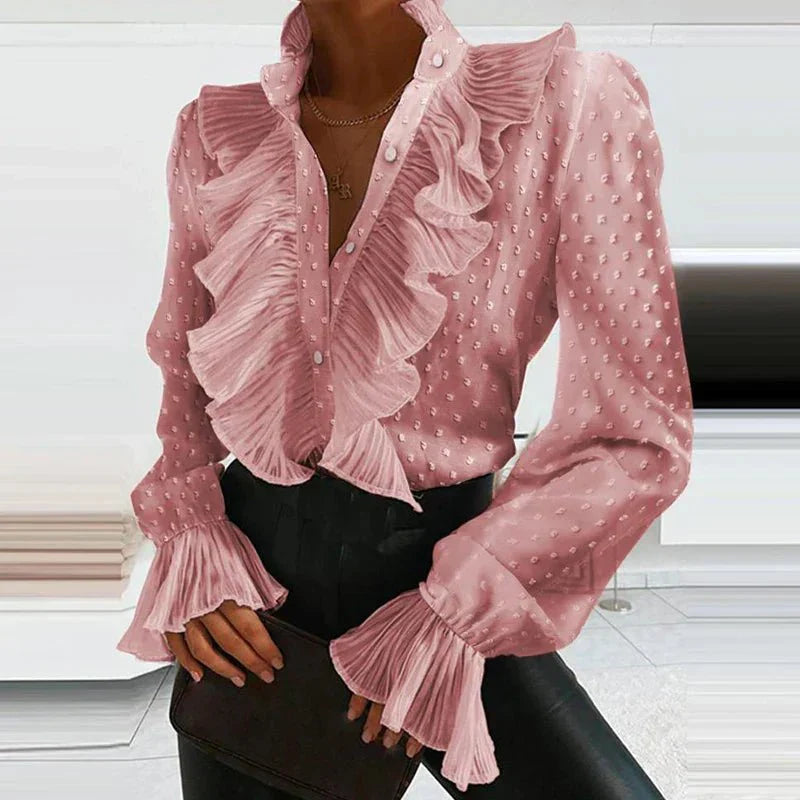 Women's Chiffon Blouse Lightweight Summer Top