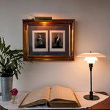 AuraDisk - Stylish Metal Lamp with Low Design
