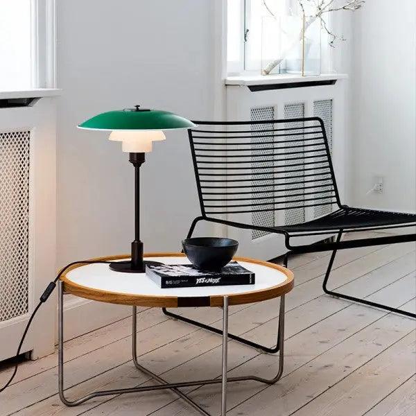 AuraDisk - Stylish Metal Lamp with Low Design