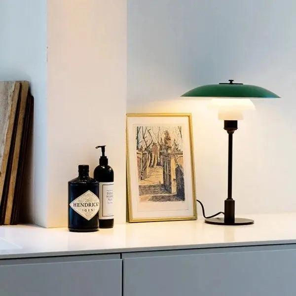 AuraDisk - Stylish Metal Lamp with Low Design