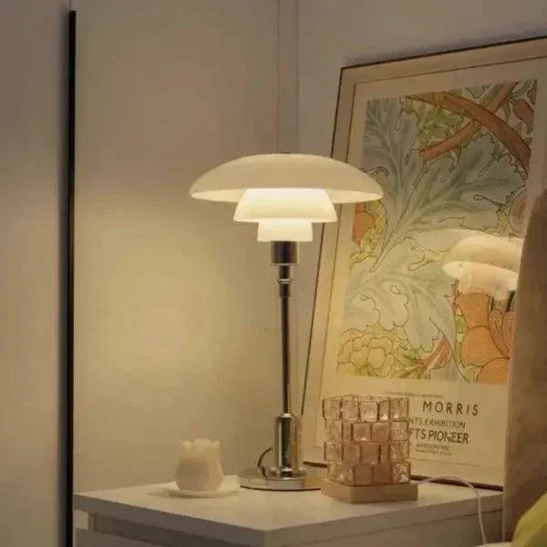 AuraDisk - Stylish Metal Lamp with Low Design