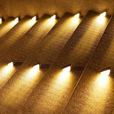 Solar Lights Outdoor - Energy-Efficient LED Stair Lighting for Safe Pathways