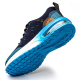 Lightweight Steel Toe Work Trainers with Breathable Mesh and Non-Slip Outsole – Men's Comfortable Safety Shoes