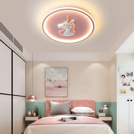 UnicornGlow - Ceiling Lamp with Magical Unicorn Design and Soft Lighting