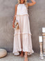 LunaGlam - Elegant Sleeveless Evening Dress