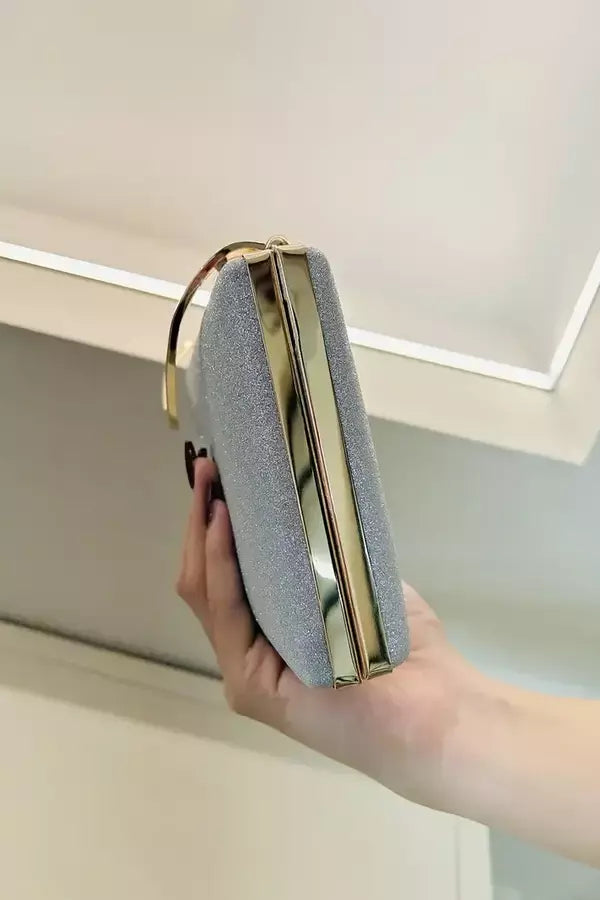 Women's Clutch Bag Black One Size Acrylic