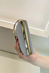 Women's Clutch Bag Black One Size Acrylic