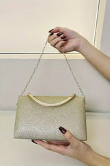 Women's Clutch Bag Black One Size Acrylic