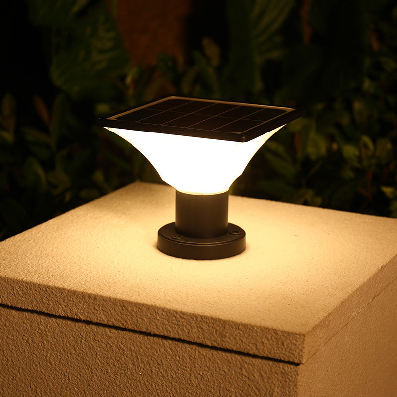 Waterproof Solar Garden Lights - 4000mAh Battery, 3 Light Colors, Outdoor Use